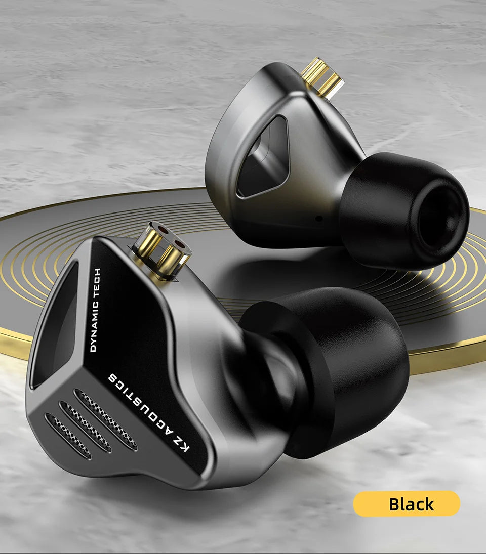 KZ ZVX Earphones 1 Dynamic HIFI Bass Earbuds In Ear Monitor Headphones Sport Noise Cancelling Headset