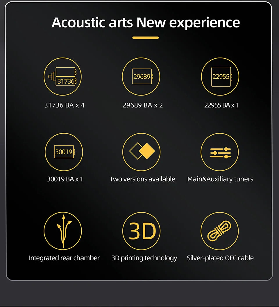 KZ AS24 HiFi Earphone 24 BA Units High-end Tunable In-Ear balanced armature Earphones Monitor Headphone Cancelling Sport Earbuds