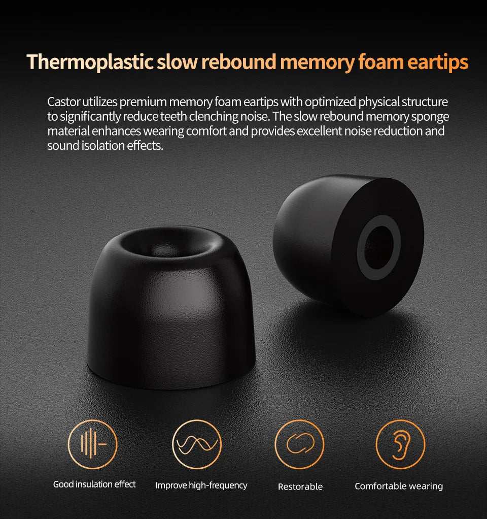 KZ Castor In Ear HiFi Earphone 2 Dynamic High-end Tunable balanced armature Earphones Monitor Headphone Cancelling Earbuds