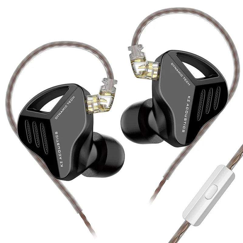 KZ ZVX Earphones 1 Dynamic HIFI Bass Earbuds In Ear Monitor Headphones Sport Noise Cancelling Headset
