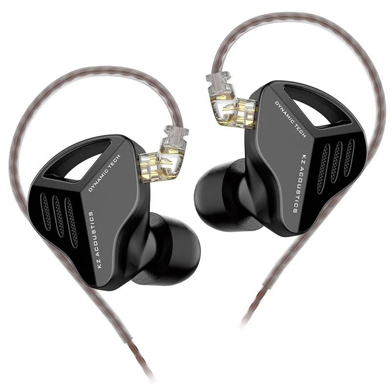 KZ ZVX Earphones 1 Dynamic HIFI Bass Earbuds In Ear Monitor Headphones Sport Noise Cancelling Headset