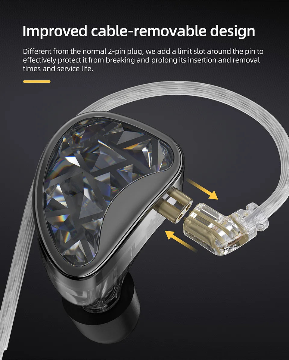 KZ AS24 HiFi Earphone 24 BA Units High-end Tunable In-Ear balanced armature Earphones Monitor Headphone Cancelling Sport Earbuds