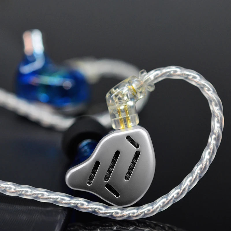 KZ ZAX Headset 16 Units HIFI Bass In Ear Monitor Hybrid technology Earphones Noise Cancelling Earbuds 7BA+1DD Sport Headphones