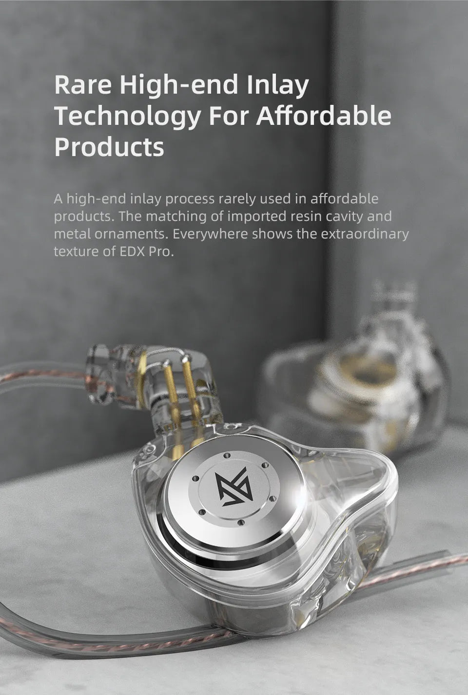 KZ EDX pro Earphones Bass In Ear Monitor Headphones Sport Noise Cancelling HIFI Headset New Arrival!