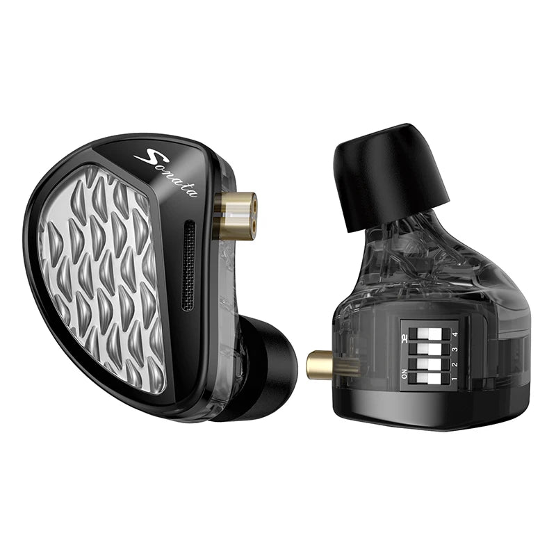 KZ Sonata 28BA Units HIFI Earphones Upgraded Balanced Armature Drive Tunable in Ear Wired Gaming Earbuds