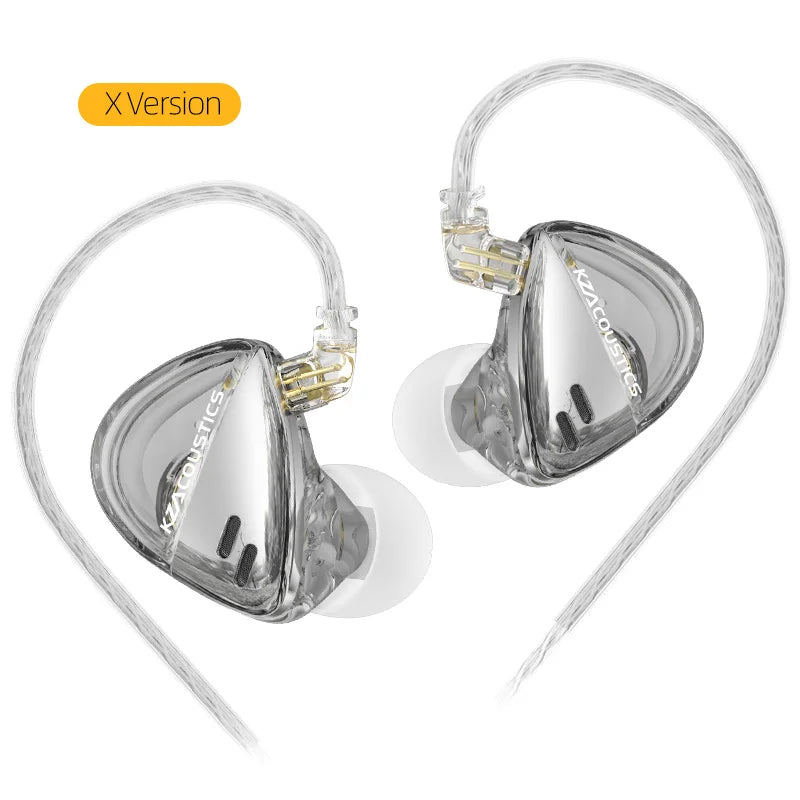 KZ X Angelears Libra X Ultra Wide Frequency Dynamic IEMs Wired Earphones HiFi Stereo Bass Music Sport Headphones Gaming Headset