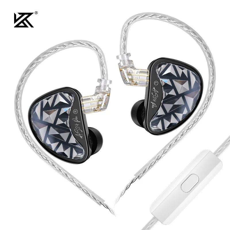 KZ AS24 PRO 24 BA Units HIFI Earphones Upgraded Balanced Armature Drive Tunable in Ear Wired Gaming Earbuds