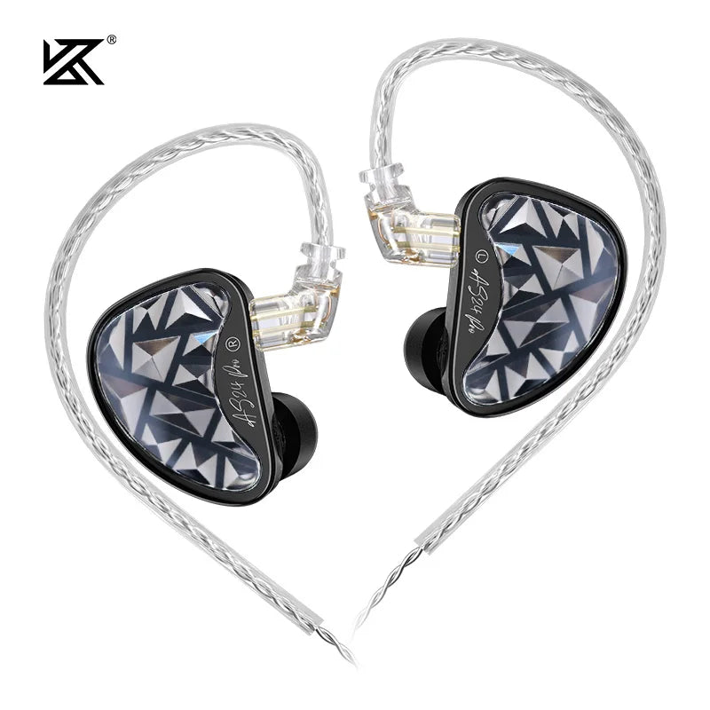 KZ AS24 PRO 24 BA Units HIFI Earphones Upgraded Balanced Armature Drive Tunable in Ear Wired Gaming Earbuds