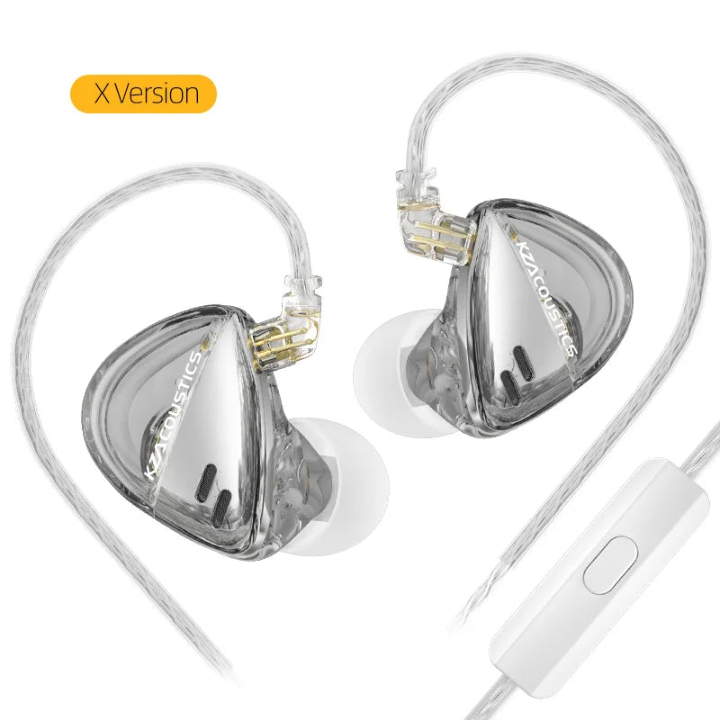 KZ X Angelears Libra X Ultra Wide Frequency Dynamic IEMs Wired Earphones HiFi Stereo Bass Music Sport Headphones Gaming Headset