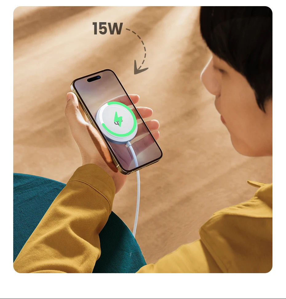UGREEN Qi2 15W Magnetic Wireless Charger For iPhone 16 15 pro max Magnet Induction Charger for Macsafe Wireless Charging Pad