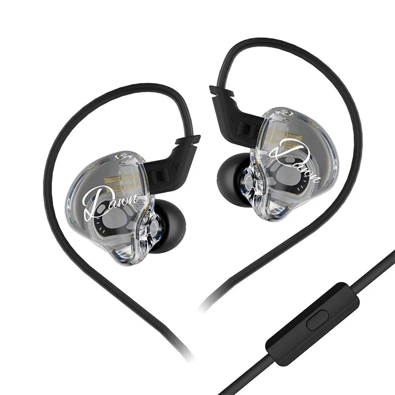 KZ Dawn Earphones Bass In Ear Monitor Headphones Sport Noise Cancelling HIFI Headset