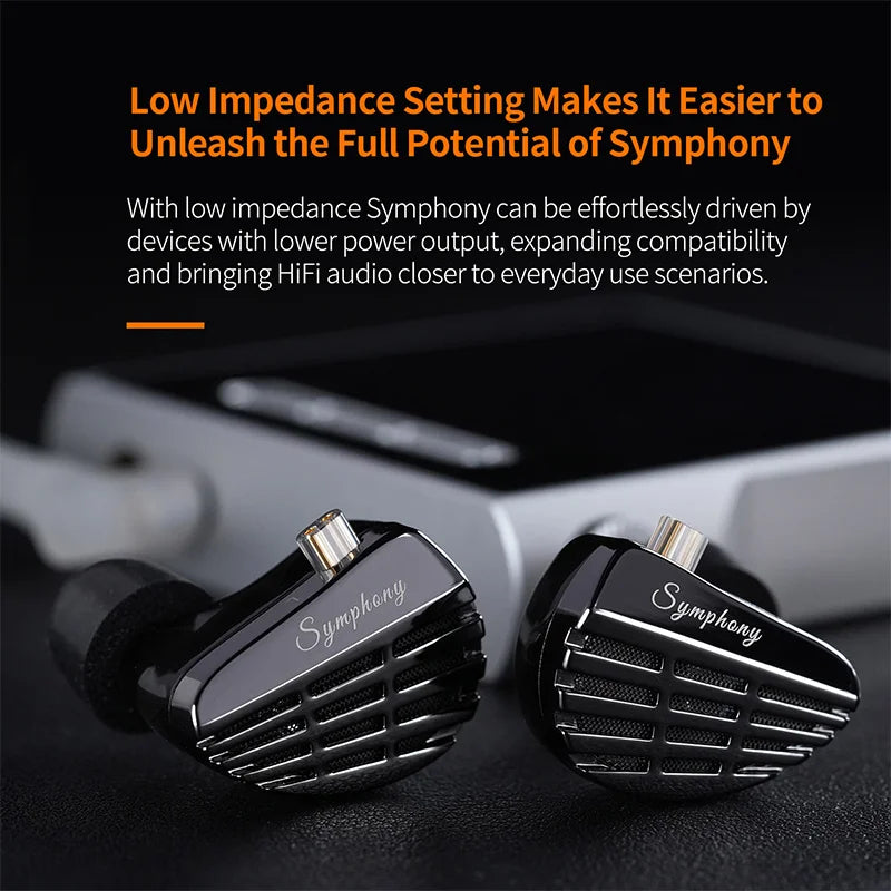 KZ Symphony Hybrid Self-developed Planar Driver 6mm Highsets-performance Dynamic Driver Earphones HIFI DJ Gaming Headsets