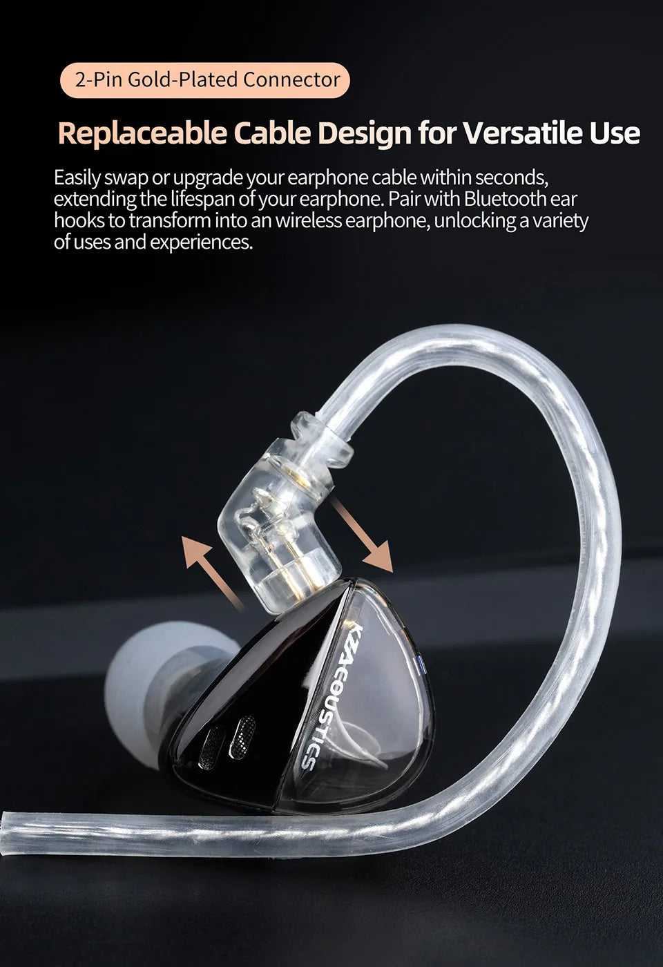 KZ X Angelears Libra X Ultra Wide Frequency Dynamic IEMs Wired Earphones HiFi Stereo Bass Music Sport Headphones Gaming Headset