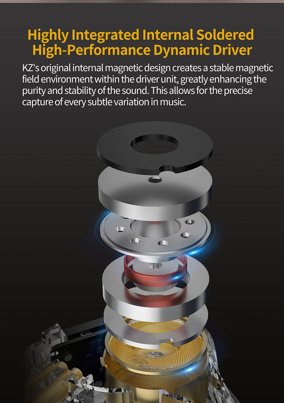 KZ ZS10 Pro 2 Metal Earphone HIFI In Ear Bass Earbud 4-Level Tuning Switch Headphone Sport Monitor Sound Noise Reduction Headset