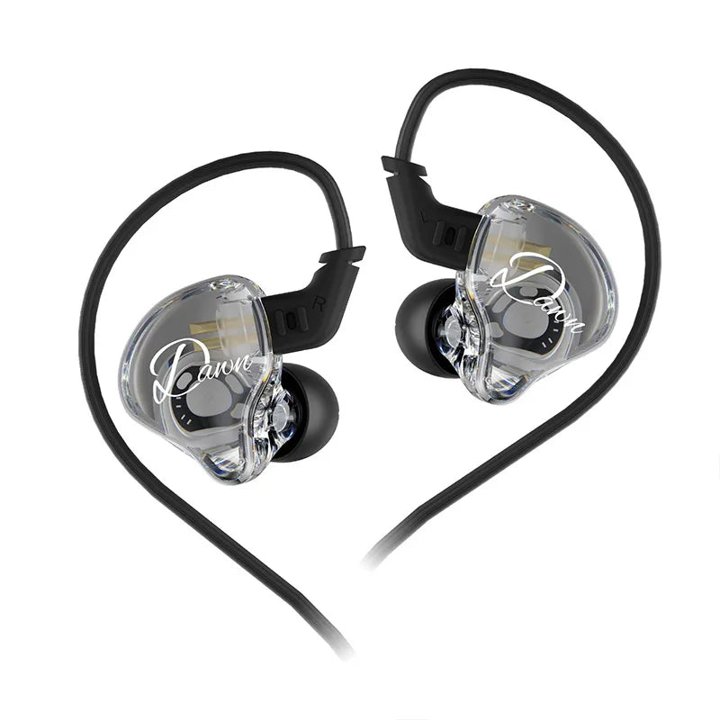 KZ Dawn Earphones Bass In Ear Monitor Headphones Sport Noise Cancelling HIFI Headset