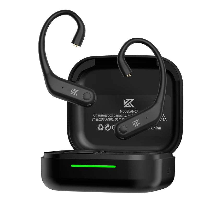 KZ AN01 Wireless Upgrade Ear Hook Cable ANC Noise Cancellation Bluetooth-compatible 5.4 C-Pin LDAC HD Audio Decoding Compatible