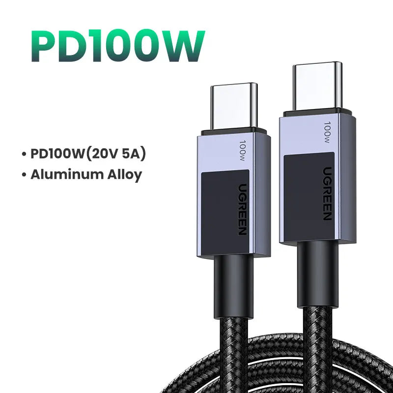 UGREEN USB Type C 60W 100W Fast Charging For Macbook iPhone 15 Samsung Galaxy S2 Xiaomi PD Fast Charging 100W 5A Fast USB C