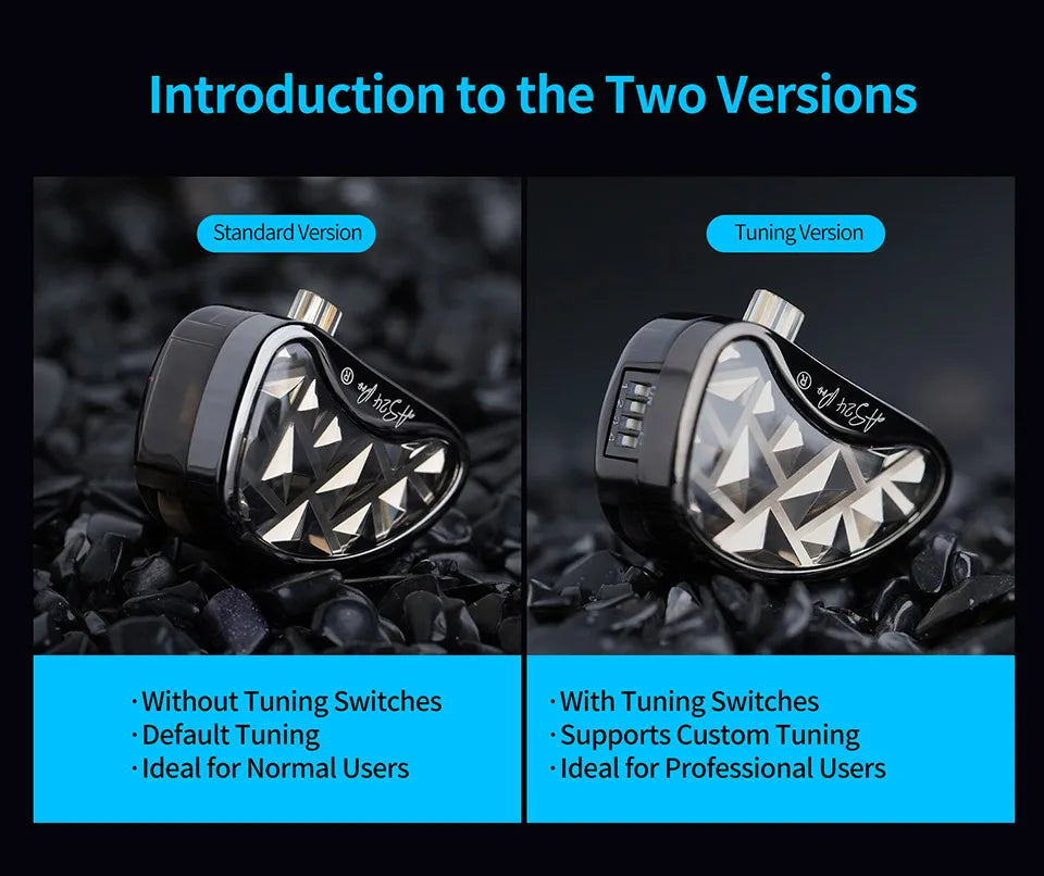 KZ AS24 PRO 24 BA Units HIFI Earphones Upgraded Balanced Armature Drive Tunable in Ear Wired Gaming Earbuds