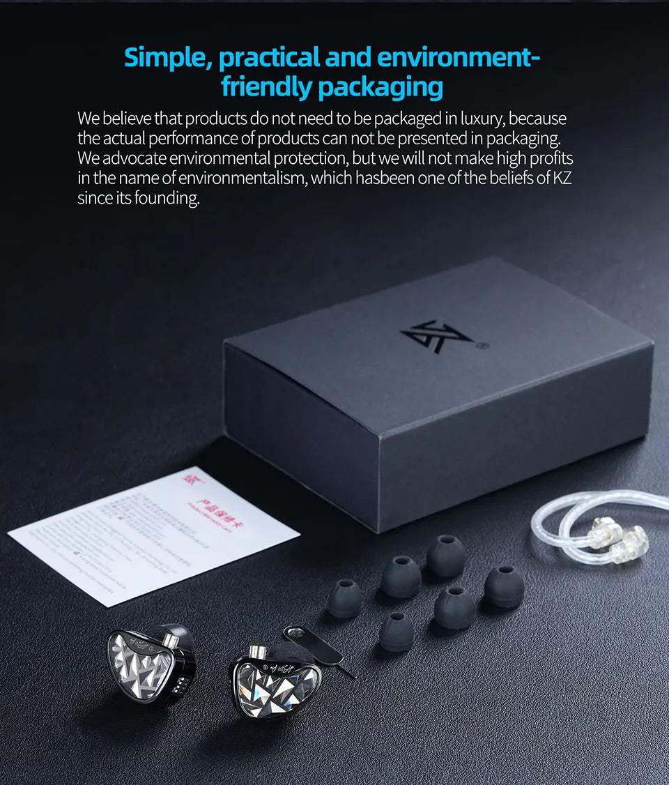 KZ AS24 PRO 24 BA Units HIFI Earphones Upgraded Balanced Armature Drive Tunable in Ear Wired Gaming Earbuds