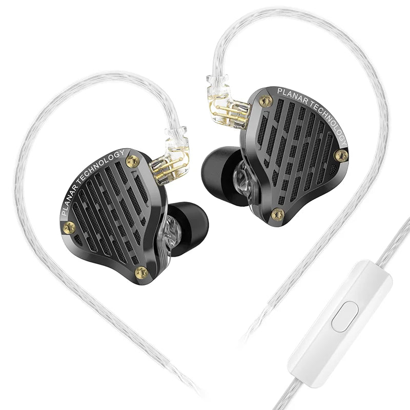 KZ PR3 In Ear 13.2MM Planar Driver Wired Earphones Music Headphones HiFi Bass Monitor Earbuds Sport Headset