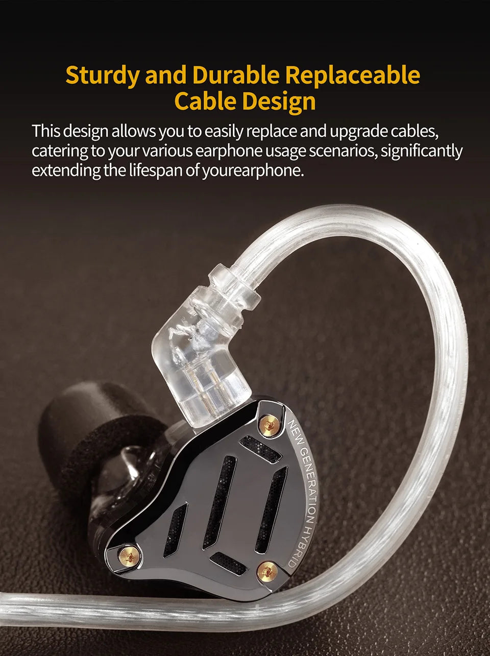 KZ ZS10 Pro 2 Metal Earphone HIFI In Ear Bass Earbud 4-Level Tuning Switch Headphone Sport Monitor Sound Noise Reduction Headset