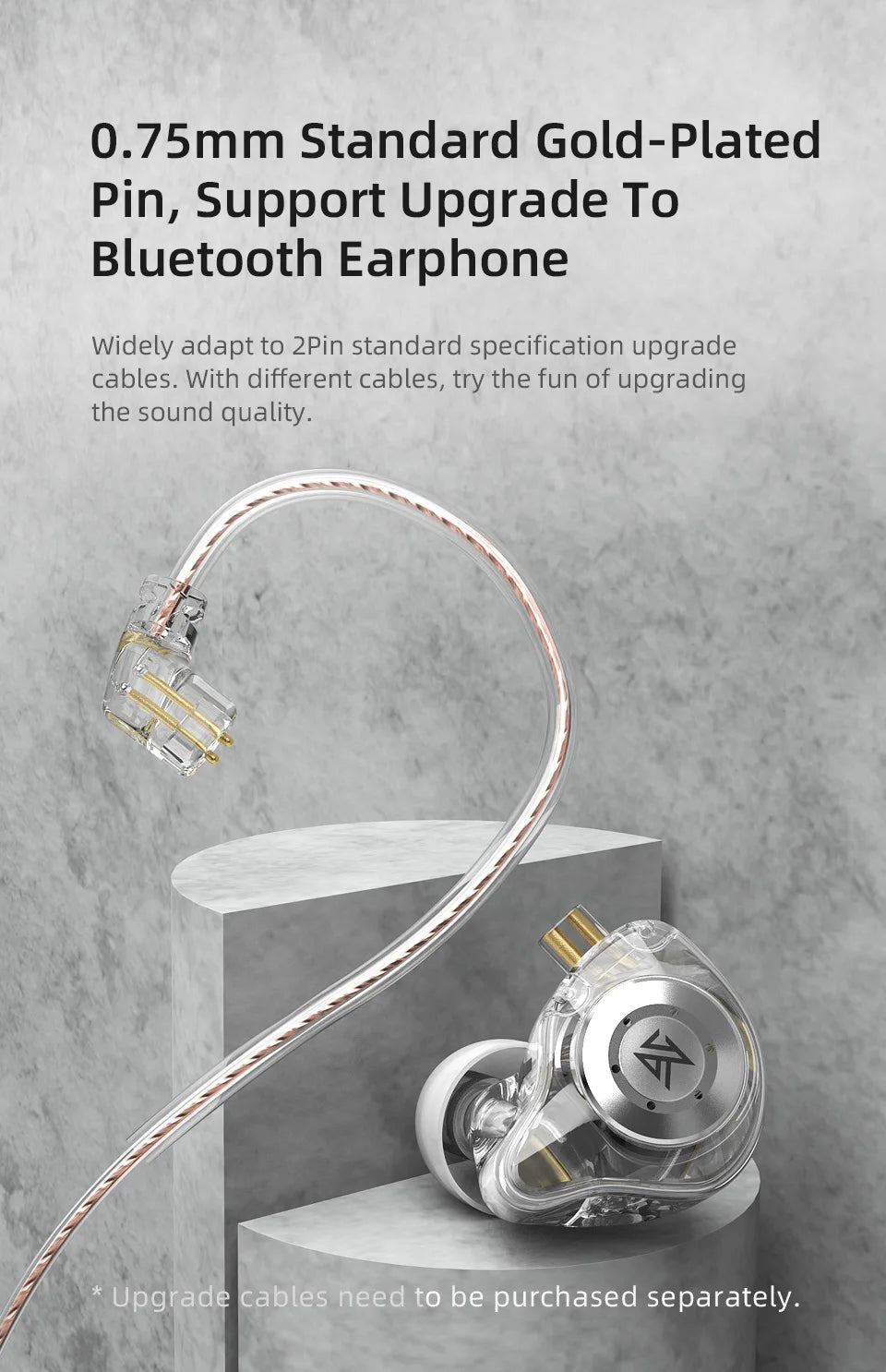 KZ EDX pro Earphones Bass In Ear Monitor Headphones Sport Noise Cancelling HIFI Headset New Arrival!