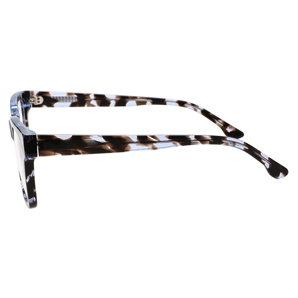 Lila Rectangle Acetate Frame in Yellow Brown Tortoise – hinge detail – optical frame | Urban Cart Ghana