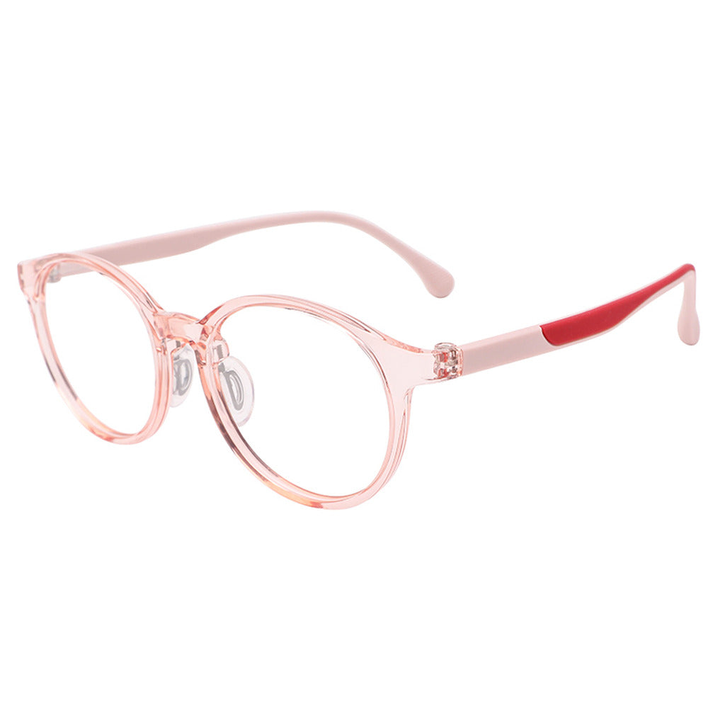 Milo Round Kids Acetate Frame in Pink – side view – optical frame | Urban Cart Ghana