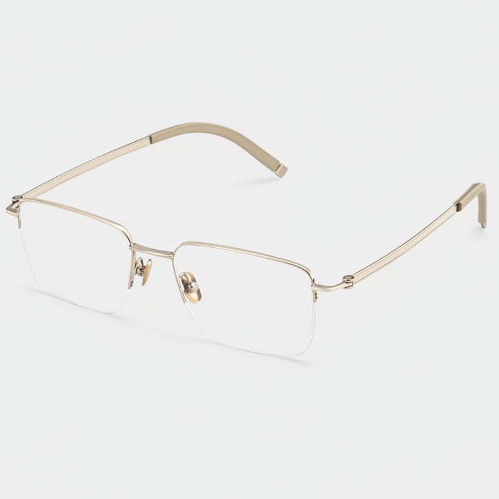 Cal Half-Rim Titanium Frame