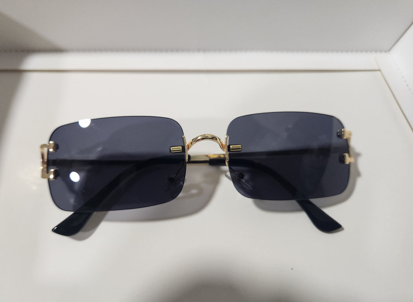 SUN169 Unisex Rimless Glasses