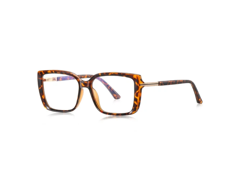 Mira Antibluelight Glasses – Brown Print | Frames & Sunnies Ghana