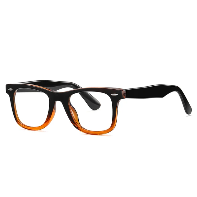 Joy Unisex Antibluelight Glasses – Black Orange | Frames & Sunnies Ghana