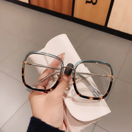 FRM113 Oversized Square Antibluelight Glasses