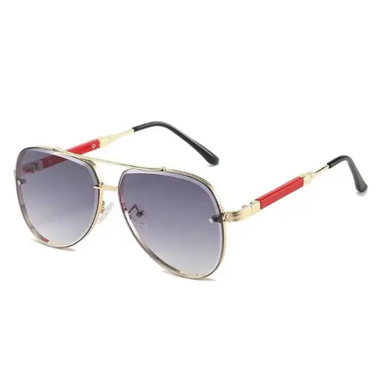 SUN124 Top Notch Aviator Sunglasses