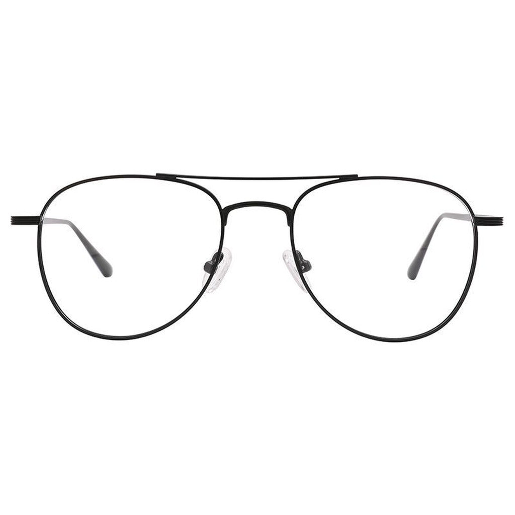Dean Round Metal Frame in Matte Black – front view – optical frame | Urban Cart Ghana