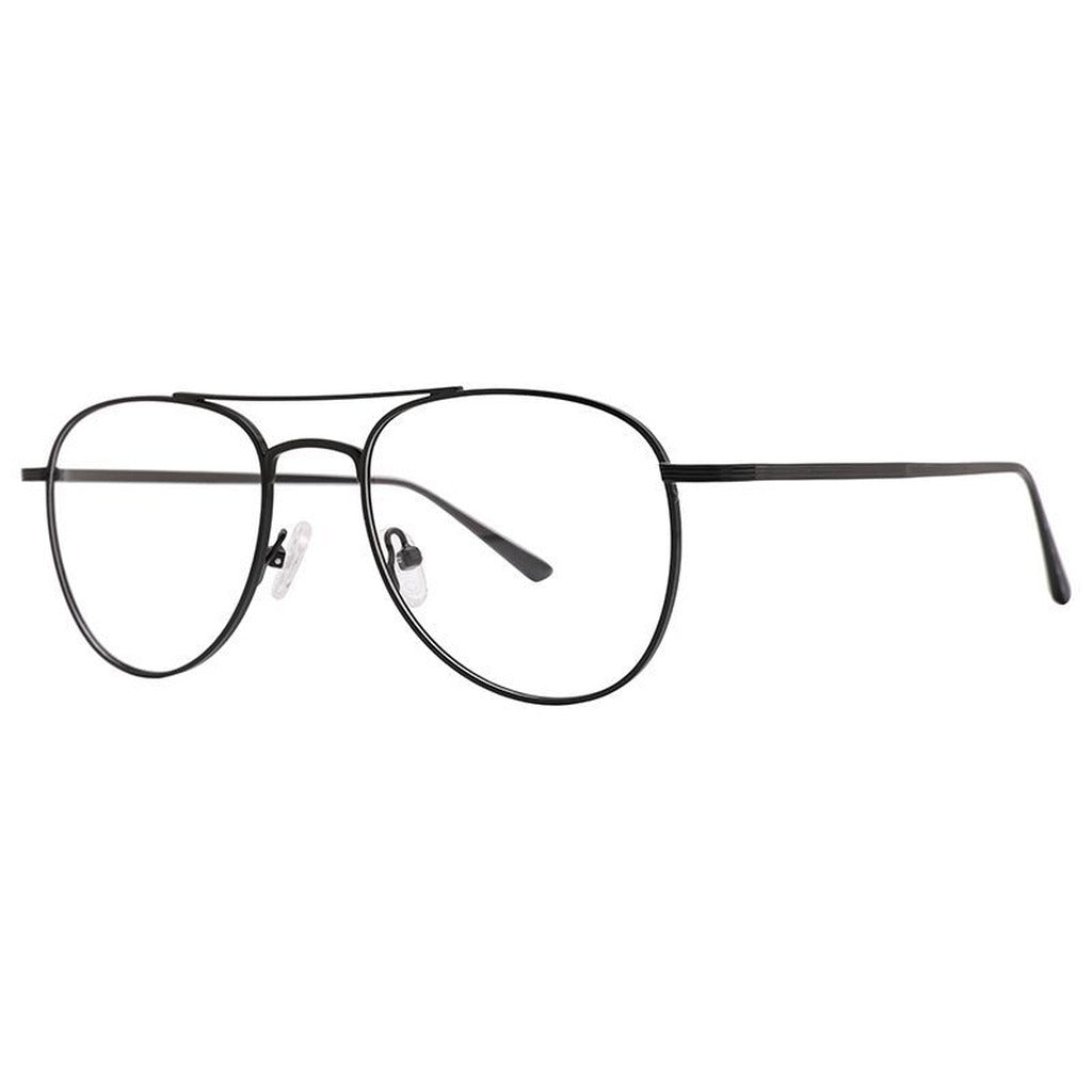 Dean Round Metal Frame in Matte Black – side view – optical frame | Urban Cart Ghana