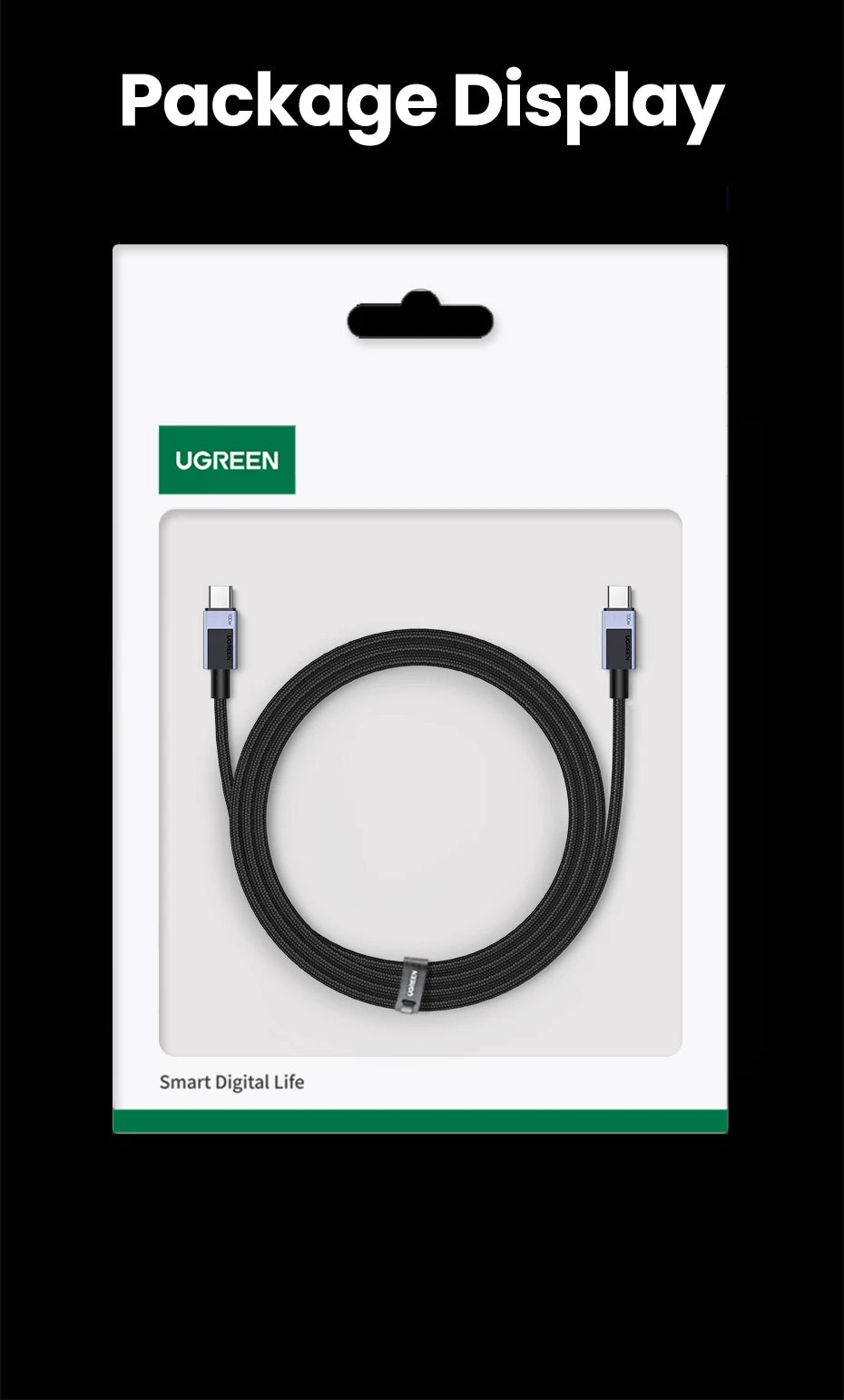 UGREEN USB Type C 60W 100W Fast Charging For Macbook iPhone 15 Samsung Galaxy S2 Xiaomi PD Fast Charging 100W 5A Fast USB C
