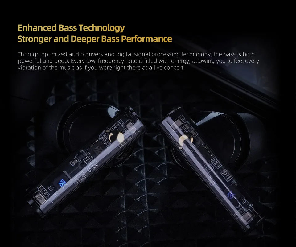 KZ Carol Pro TWS Bluetooth 5.4 Earphone 6 MIC Active Noise Canceling True Wireless waterproof in-Ear Earbud