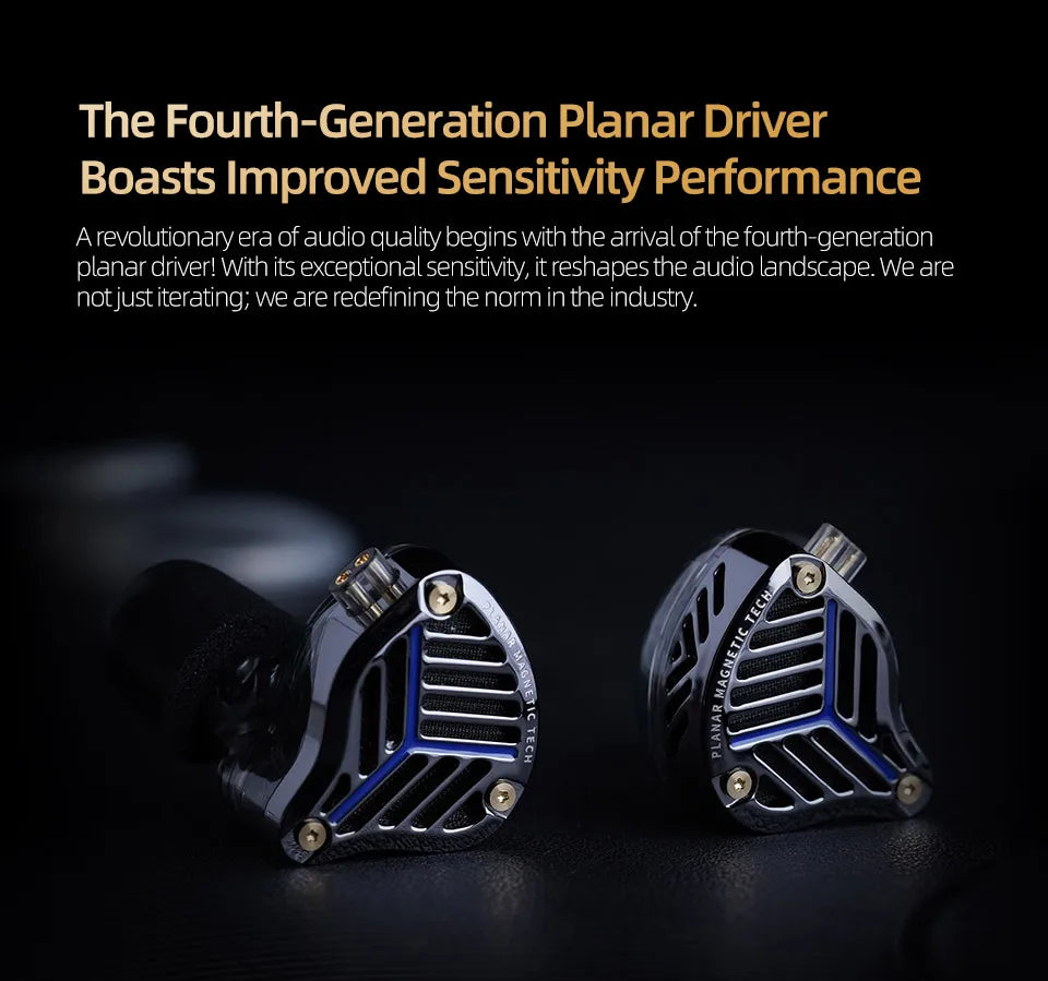 KZ PRX In Ear  Planar Driver Wired Earphones Music Headphones HiFi Bass Monitor Earbuds Sport Headset