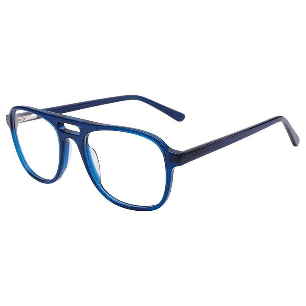 Gideon Rectangle Acetate Frame in Blue – side view – optical frame | Urban Cart Ghana