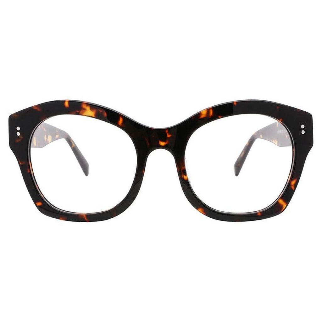 Zara Rectangle Acetate Frame in Tortoise – front view – optical frame | Urban Cart Ghana