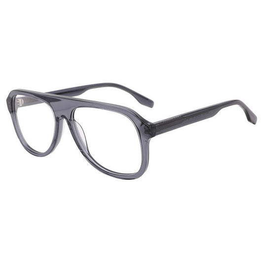 Hugo Rectangle Acetate Frame in Grey Crystal – side view – optical frame | Urban Cart Ghana