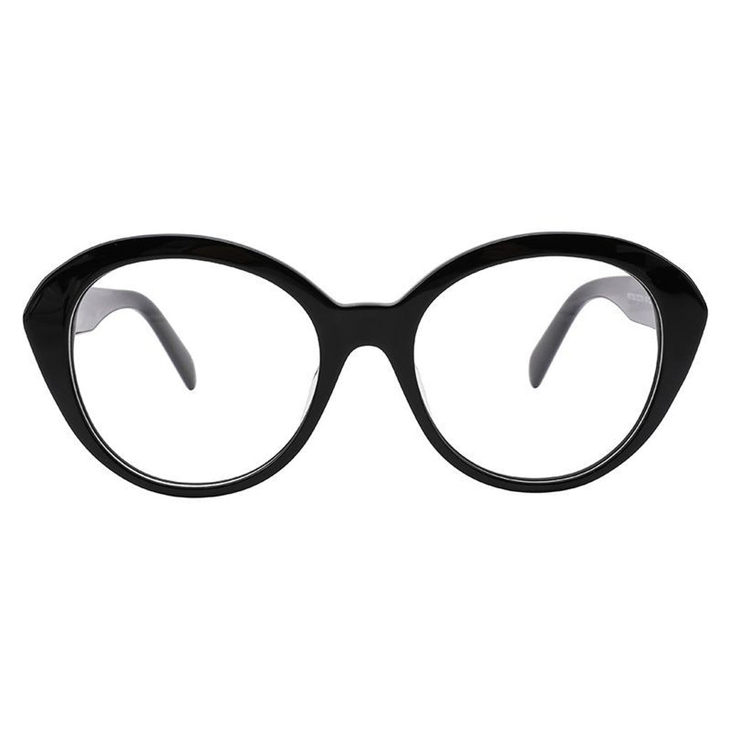 Lena Rectangle Acetate Frame in Black – front view – optical frame | Urban Cart Ghana