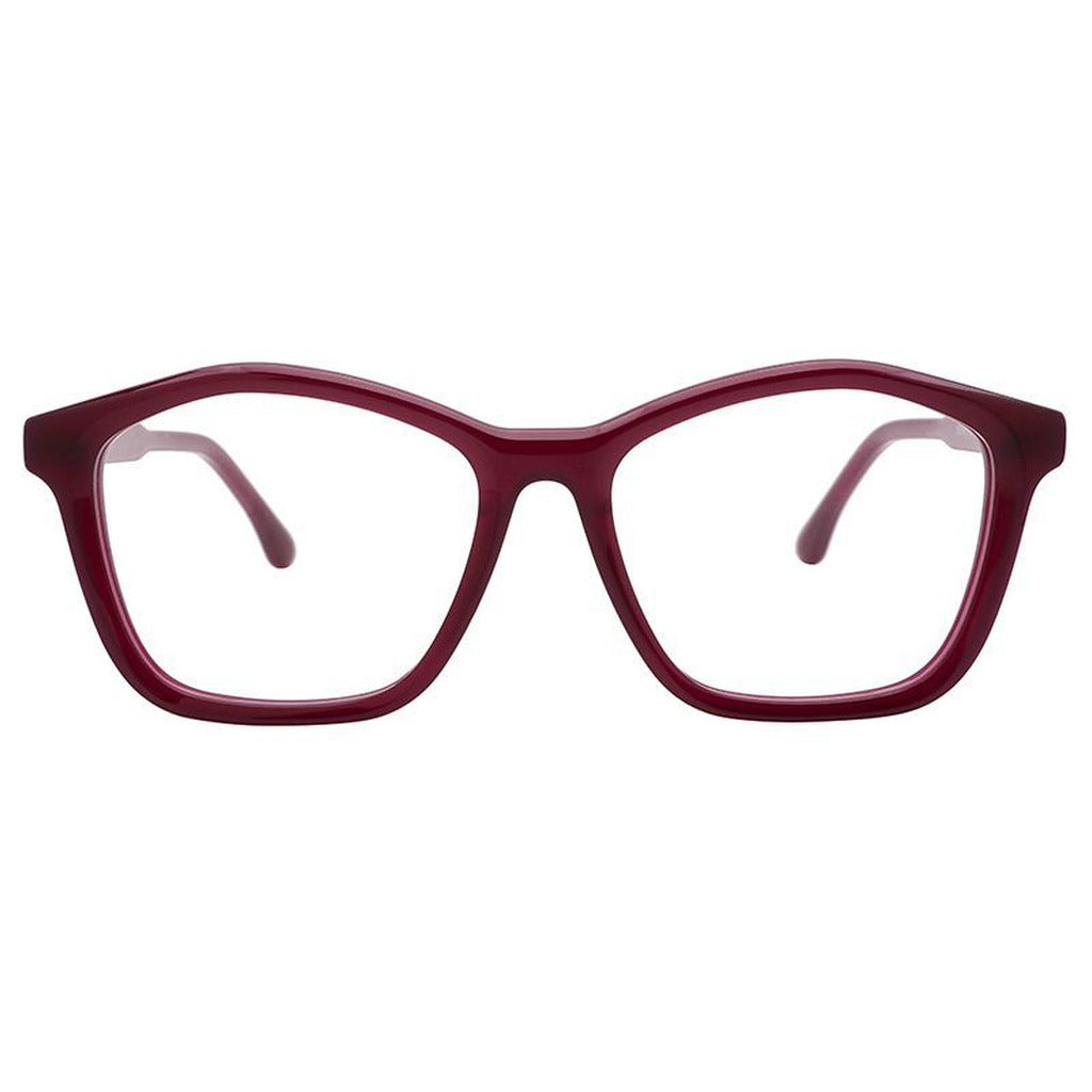 Jenna Rectangle Acetate Frame in Violet – front view – optical frame | Urban Cart Ghana