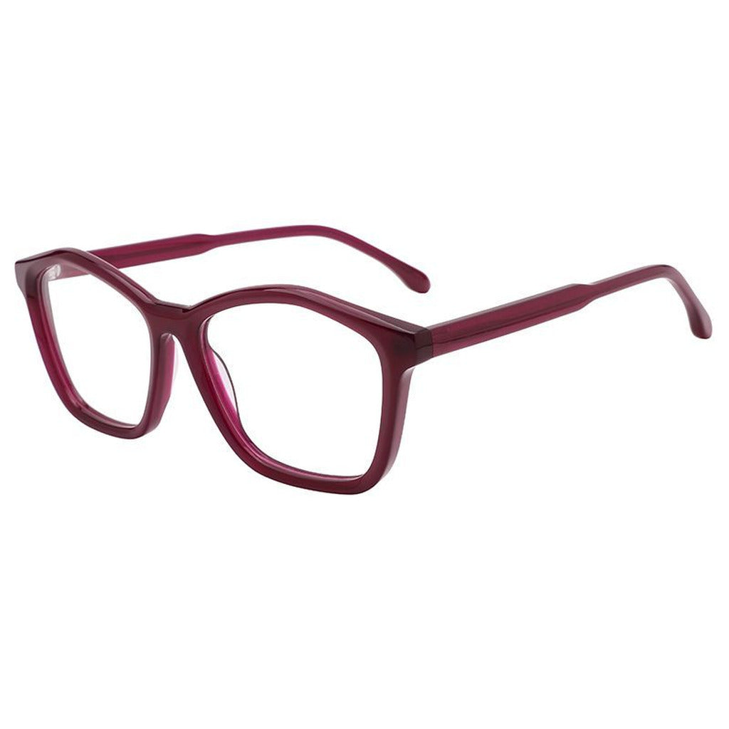 Jenna Rectangle Acetate Frame in Violet – side view – optical frame | Urban Cart Ghana