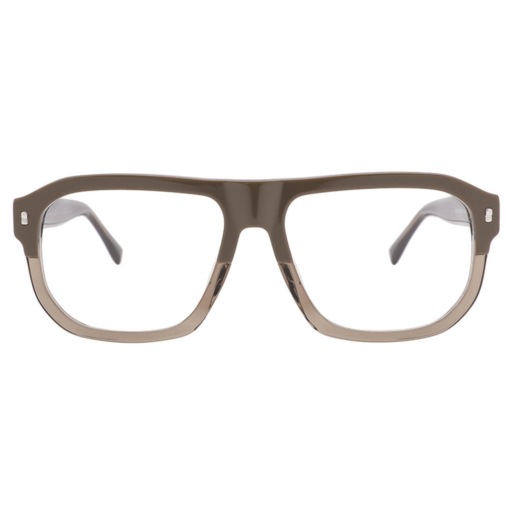 Jonah Rectangle Acetate Frame in Coffee / Brown – front view – optical frame | Urban Cart Ghana