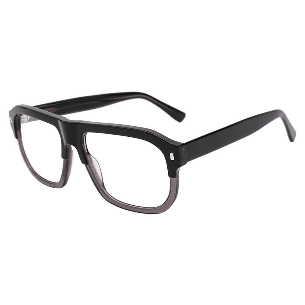 Jonah Rectangle Acetate Frame in Black / Grey – side view – optical frame | Urban Cart Ghana
