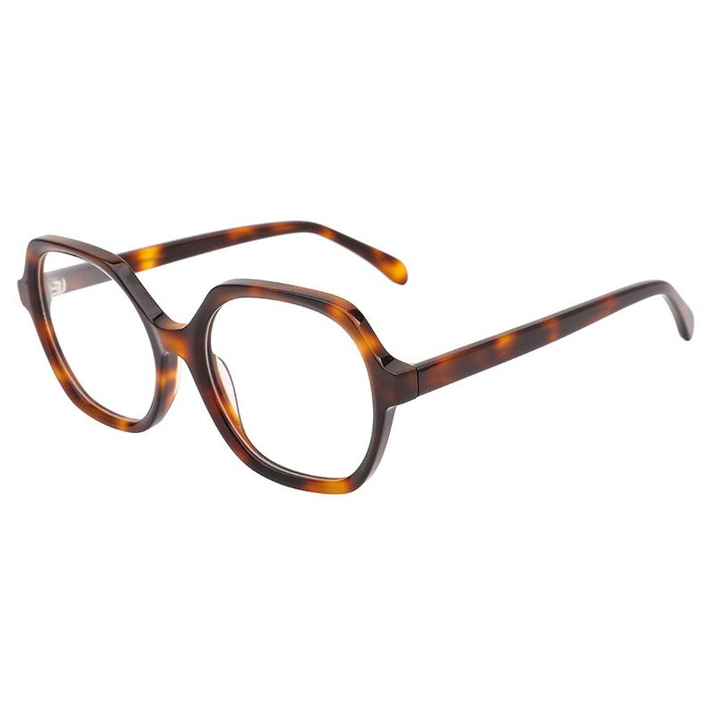 Juno Round Acetate Frame in Tortoise – front view – optical frame | Urban Cart Ghana