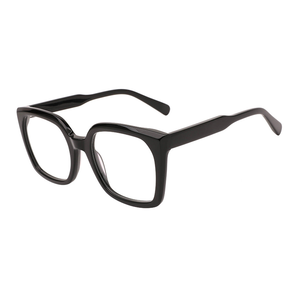 Maeve Rectangle Acetate Frame in Black – side view – optical frame | Urban Cart Ghana