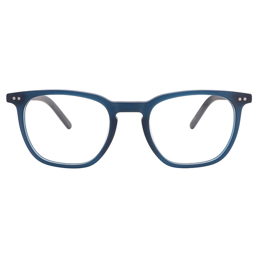 Nadia Round Acetate Frame in Matte Dark Navy Crystal – front view – optical frame | Urban Cart Ghana